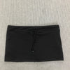 Women Summer Vintage Aesthetic Mini Skirts Solid Low Waist Drawstring Bodycon Bottoms Basic Going Out Short Skirts Streetwear